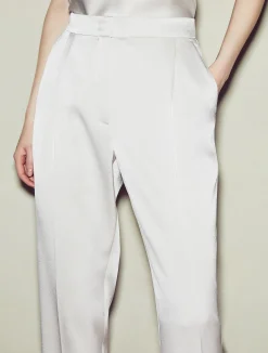 Pantaloni Chino In Satin*Marella Outlet