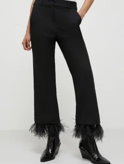 Pantaloni Con Piume*Marella Discount