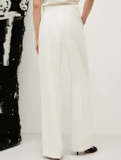 Pantaloni Dritti A Vita Alta*Marella