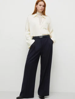 Pantaloni In Flanella*Marella Discount