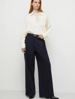 Pantaloni In Flanella*Marella Discount