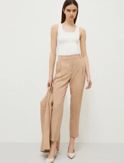 Pantaloni Slim In Stuoia Stretch*Marella Online