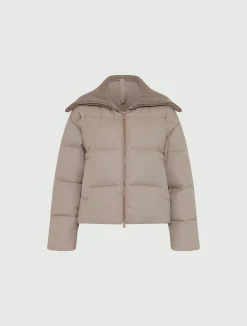 Piumino Con Collo In Maglia*Marella New