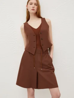 Shorts In Tela Stretch*Marella Discount