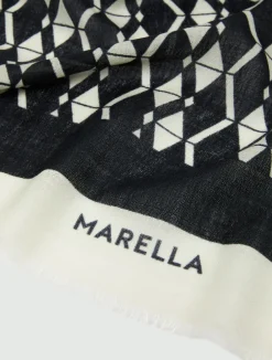 Stola In Lana Con Stampa Grafica*Marella Hot