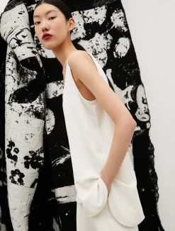 Top Smanicato In Georgette*Marella Sale