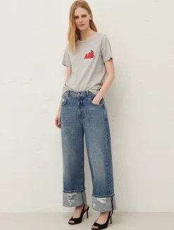 T-shirt In Jersey Di Cotone*Marella Outlet