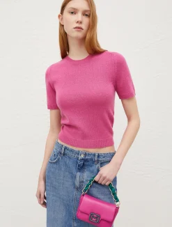 T-shirt In Lana E Cashmere*Marella New