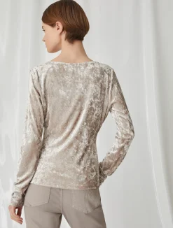T-shirt In Velluto*Marella Outlet